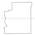 Census Tract 9103, Montmorency County, Michigan (Light Gray Border)