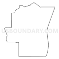 Census Tract 9706, Leelanau County, Michigan (Light Gray Border)
