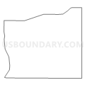 Census Tract 5505, Grand Traverse County, Michigan (Light Gray Border)