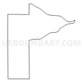 Census Tract 119.01, Saginaw County, Michigan (Light Gray Border)