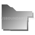 Census Tract 9503, Kalkaska County, Michigan (Gray Gradient Fill with Shadow)