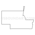 Census Tract 406.04, Ramsey County, Minnesota (Light Gray Border)