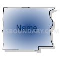 Census Tract 702.05, Washington County, Minnesota (Radial Fill with Shadow)