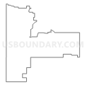 Census Tract 9605, Steele County, Minnesota (Light Gray Border)