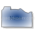 Census Tract 701.06, Washington County, Minnesota (Radial Fill with Shadow)