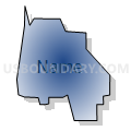 Census Tract 713, Washington County, Minnesota (Radial Fill with Shadow)