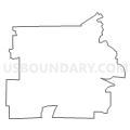 Census Tract 104.02, Stearns County, Minnesota (Light Gray Border)