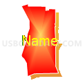 Census Tract 605.06, Dakota County, Minnesota (Bright Blending Fill with Shadow)