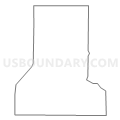 Census Tract 502.20, Anoka County, Minnesota (Light Gray Border)