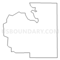 Census Tract 502.18, Anoka County, Minnesota (Light Gray Border)
