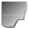 Census Tract 508.08, Anoka County, Minnesota (Gray Gradient Fill with Shadow)