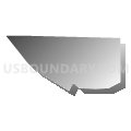 Census Tract 507.12, Anoka County, Minnesota (Gray Gradient Fill with Shadow)