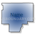 Census Tract 501.09, Anoka County, Minnesota (Radial Fill with Shadow)