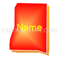 Census Tract 606.06, Dakota County, Minnesota (Bright Blending Fill with Shadow)