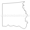 Census Tract 9503, Wayne County, Mississippi (Light Gray Border)