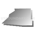 Census Tract 425, Jackson County, Mississippi (Gray Gradient Fill with Shadow)