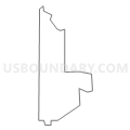 Census Tract 9800, Jones County, Mississippi (Light Gray Border)