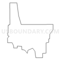 Census Tract 9604, Grundy County, Missouri (Light Gray Border)