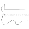 Census Tract 9503, Iron County, Missouri (Light Gray Border)