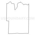 Census Tract 9504, Iron County, Missouri (Light Gray Border)