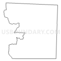 Census Tract 701, McDonald County, Missouri (Light Gray Border)