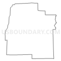 Census Tract 4704, Stoddard County, Missouri (Light Gray Border)