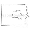 Census Tract 9502, Douglas County, Missouri (Light Gray Border)