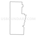 Census Tract 702, Bates County, Missouri (Light Gray Border)