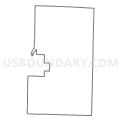 Census Tract 9601, Barton County, Missouri (Light Gray Border)