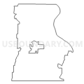 Census Tract 9601, Marion County, Missouri (Light Gray Border)