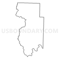 Census Tract 9601, Barry County, Missouri (Light Gray Border)