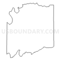Census Tract 9603, Gasconade County, Missouri (Light Gray Border)