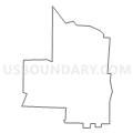 Census Tract 9603, Dent County, Missouri (Light Gray Border)