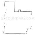 Census Tract 9605, New Madrid County, Missouri (Light Gray Border)