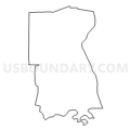 Census Tract 8104, Lincoln County, Missouri (Light Gray Border)