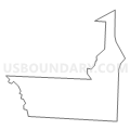 Census Tract 4807, Pettis County, Missouri (Light Gray Border)