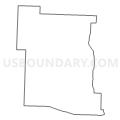 Census Tract 9601, Polk County, Missouri (Light Gray Border)