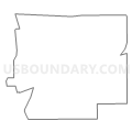 Census Tract 7806, Scott County, Missouri (Light Gray Border)