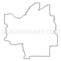 Census Tract 9664, Stillwater County, Montana (Light Gray Border)