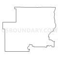 Census Tract 9403.03, Lake County, Montana (Light Gray Border)