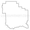 Census Tract 1, Judith Basin County, Montana (Light Gray Border)
