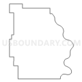 Census Tract 9633, Burt County, Nebraska (Light Gray Border)