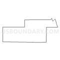 Census Tract 9685, Saunders County, Nebraska (Light Gray Border)