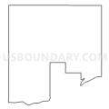 Census Tract 9647, Colfax County, Nebraska (Light Gray Border)