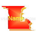 Census Tract 9666, Otoe County, Nebraska (Bright Blending Fill with Shadow)