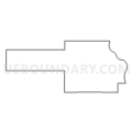 Census Tract 9401, Thurston County, Nebraska (Light Gray Border)