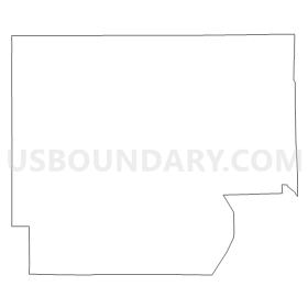Census Tract 9511, Box Butte County, Nebraska Outline