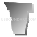 Census Tract 9550, Cheyenne County, Nebraska (Gray Gradient Fill with Shadow)