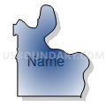 Census Tract 502.02, Washington County, Nebraska (Radial Fill with Shadow)