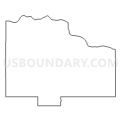 Census Tract 9771, Cedar County, Nebraska (Light Gray Border)